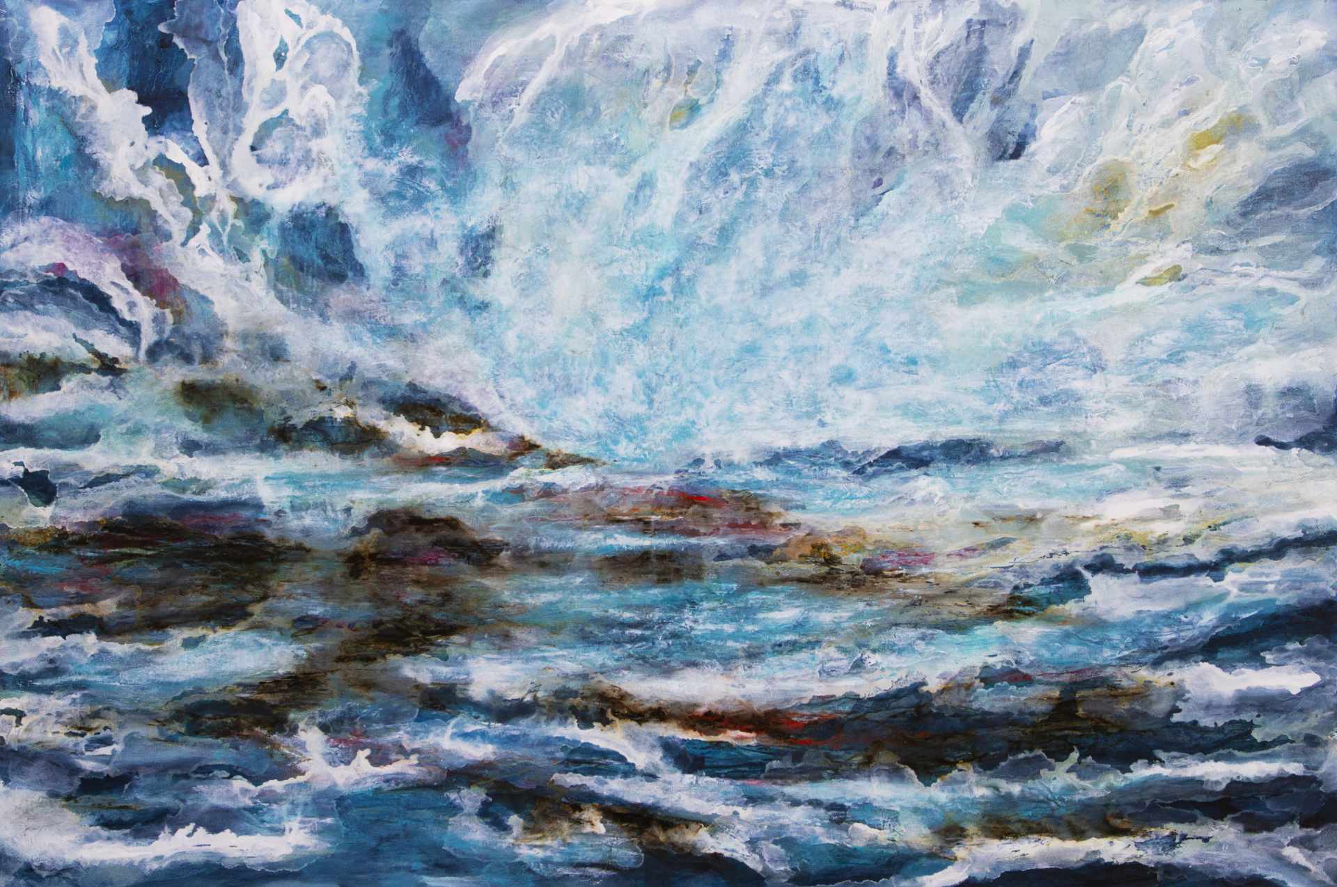 Cuadro de la exposición «Mareas altas»